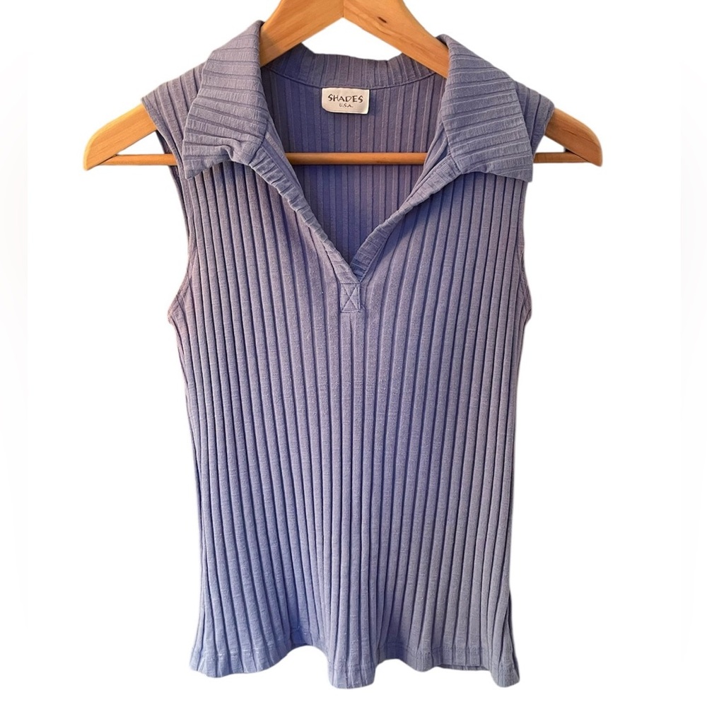 Women’s Vintage Purple Polo Shirt